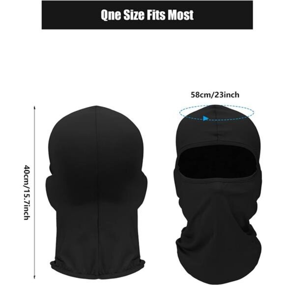 9 Pieces Ski Mask for Men Balaclava Face Mask Summer Face Mask Balaclava Full - Picture 2 of 7
